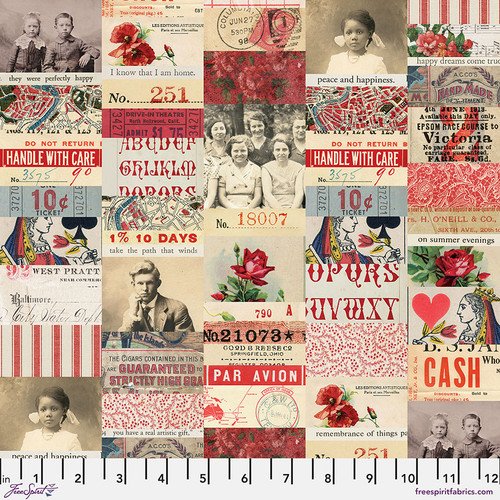 Eclectic Palette Collage PWTH220 Red