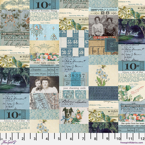 Eclectic Palette Collage PWTH 280 Blue