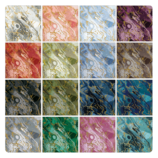 Marbled Earth FQ 16pc