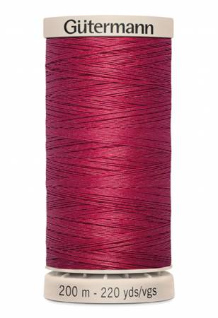 Hand Quilting Cotton Thread 200m/219yds Cranberry