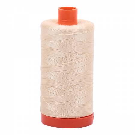 Aurifil 2123 Cotton Thread  50wt 1422yds Butter