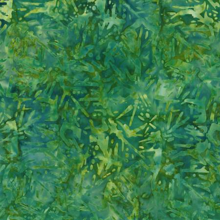 Mystic Vineyard Green Banana Leaf Batik
