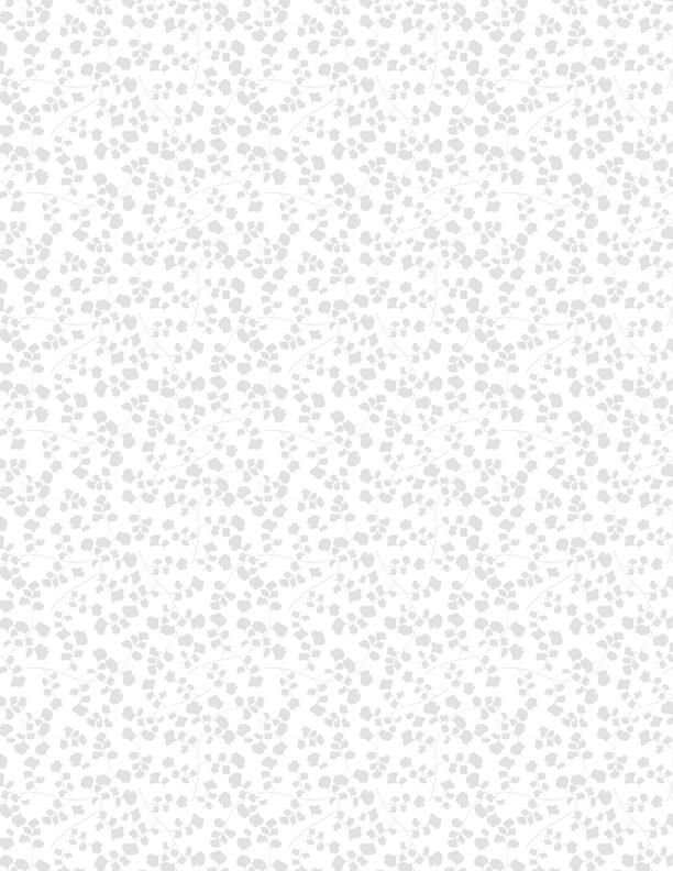 White on White Maidenhair Fern