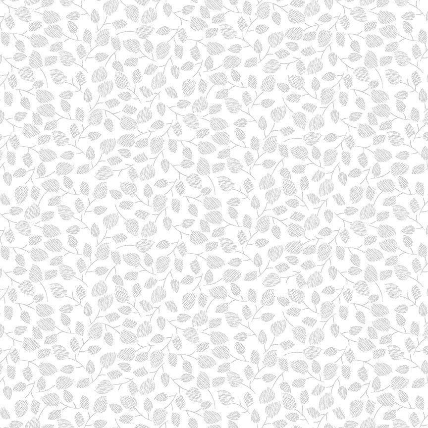 Buttercup Leaves on Stems C1126 White