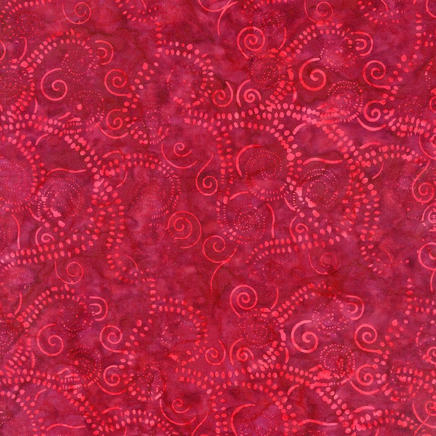 Tonga Batik Playful B7909 Garnet