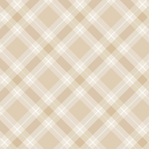 Plaid 108" 14944W 72 Ecru
