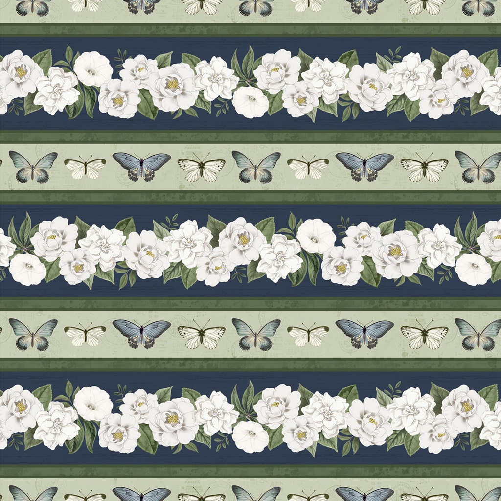 Garden Grace - Multi Repeating Stripe