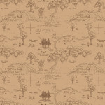 Winnie the Pooh Map C17001R Brown