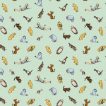 Winnie the Pooh Characters C17003R Green
