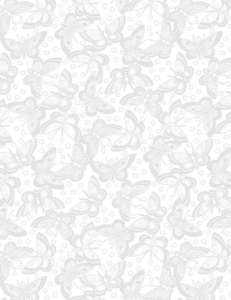 Butterflies C6565 White