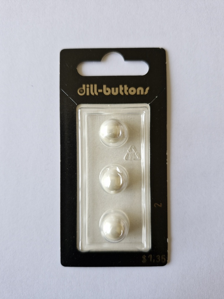 3/8" Polyamid-Pearl Imitation white