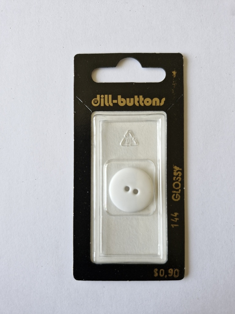 11/16" Polyamid button optical white