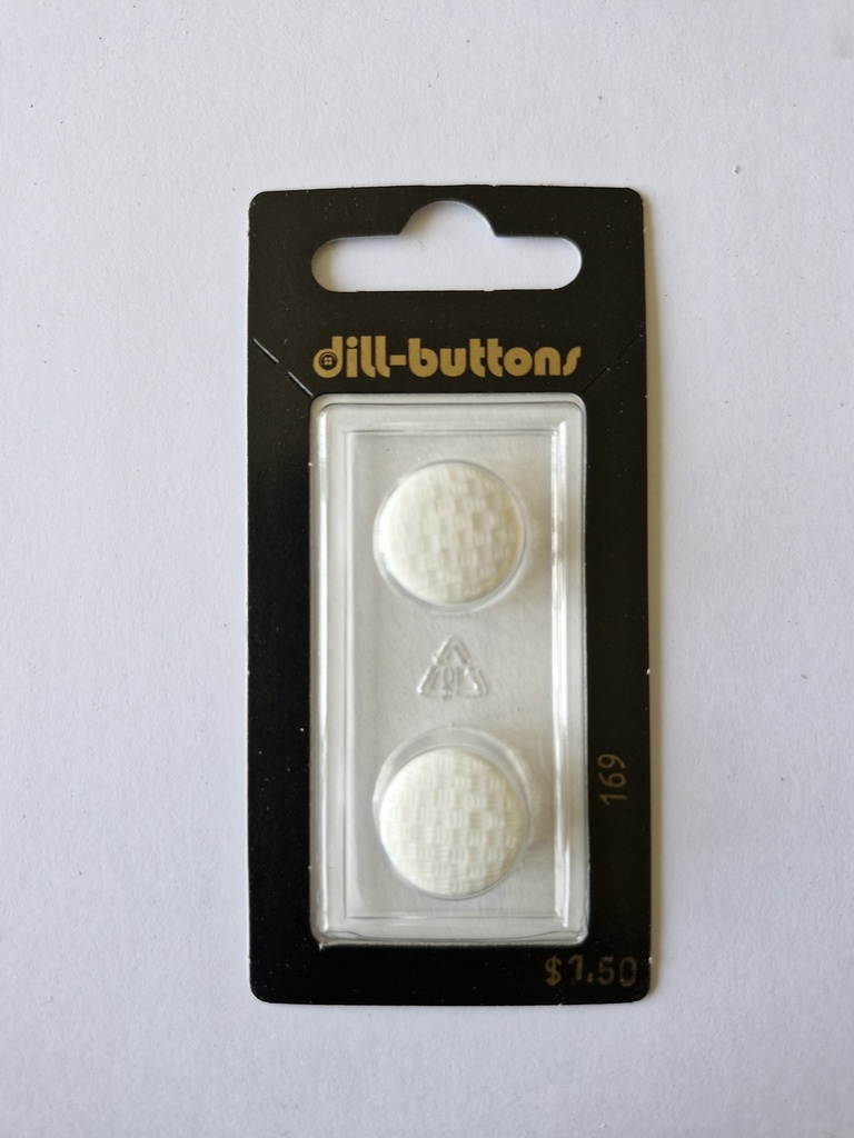 5/8" Polyamid button optical white