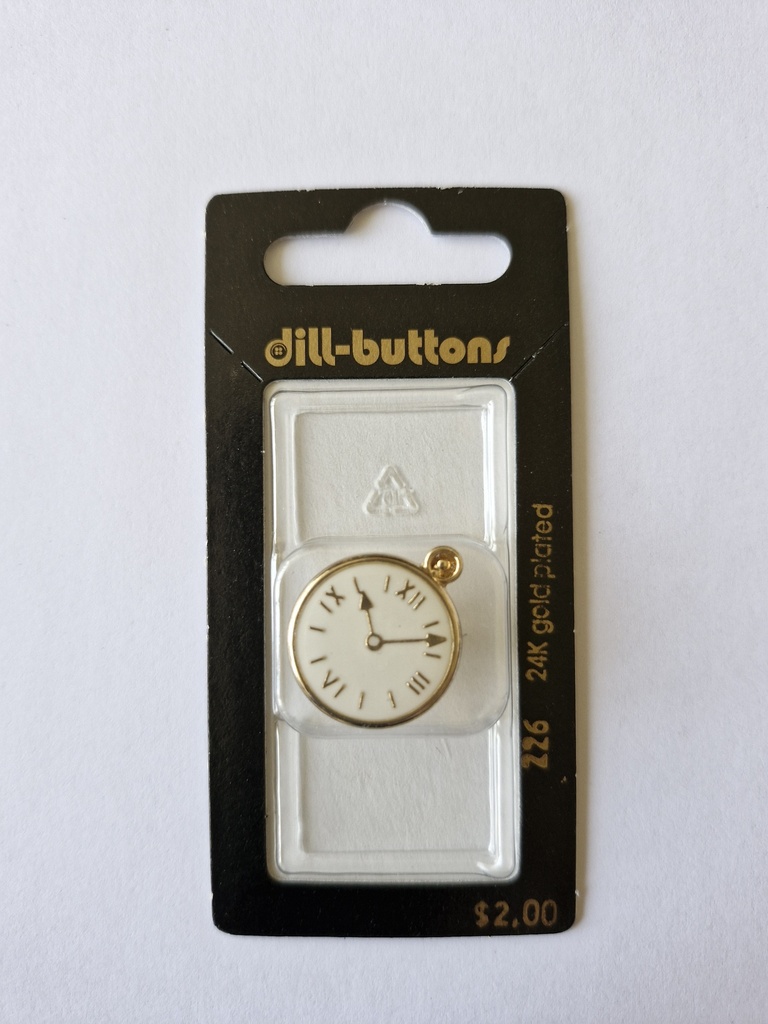 3/4" Full metal enamelled white