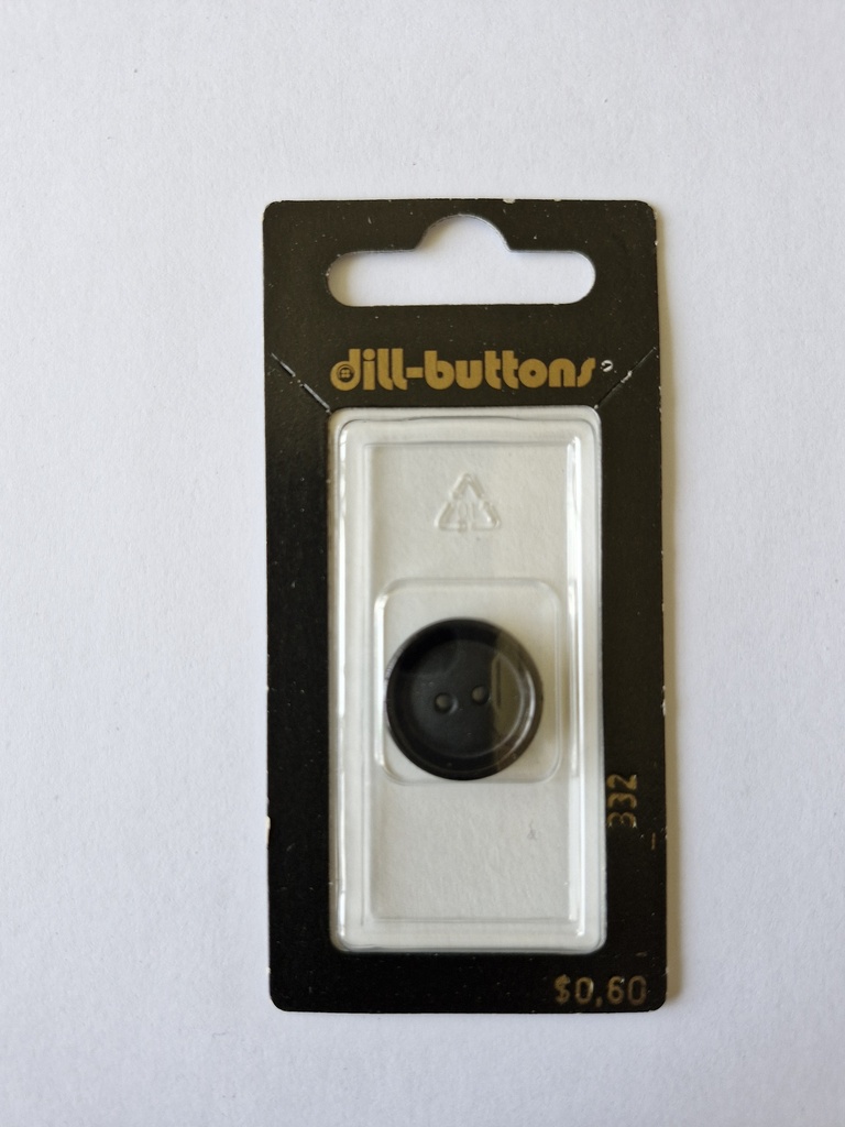 1-1/16" Polyamid button black