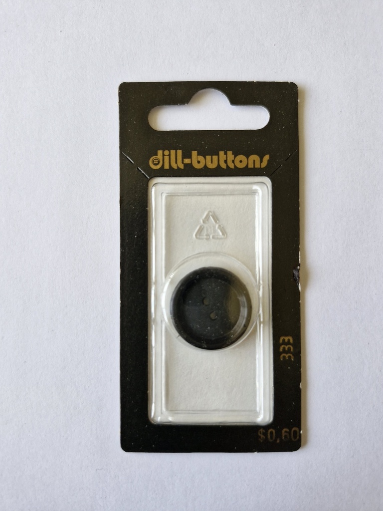 3/4" Polyamid button black