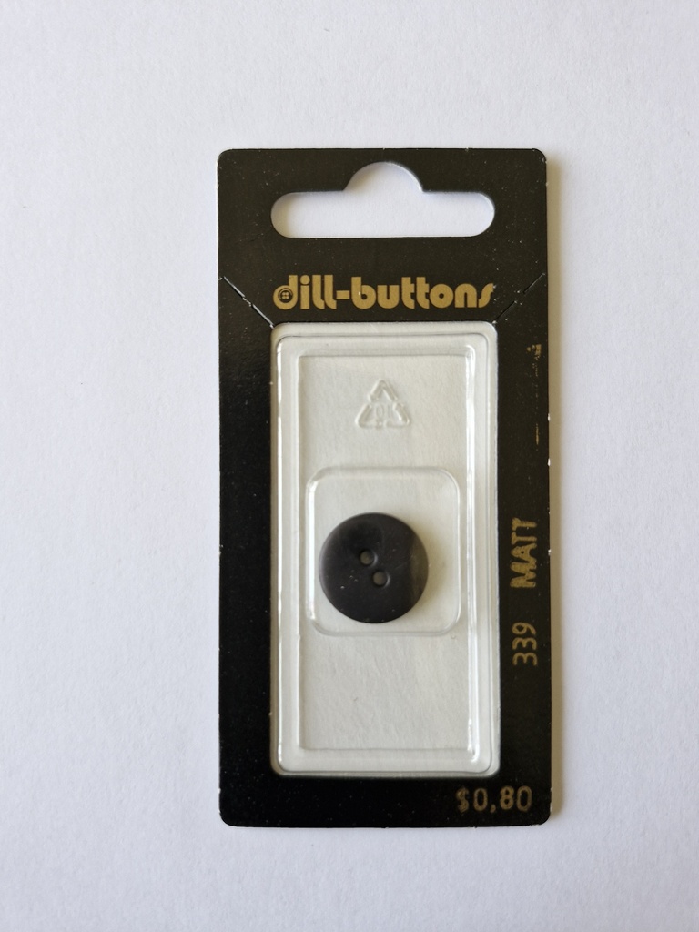 5/8" Polyamid button black