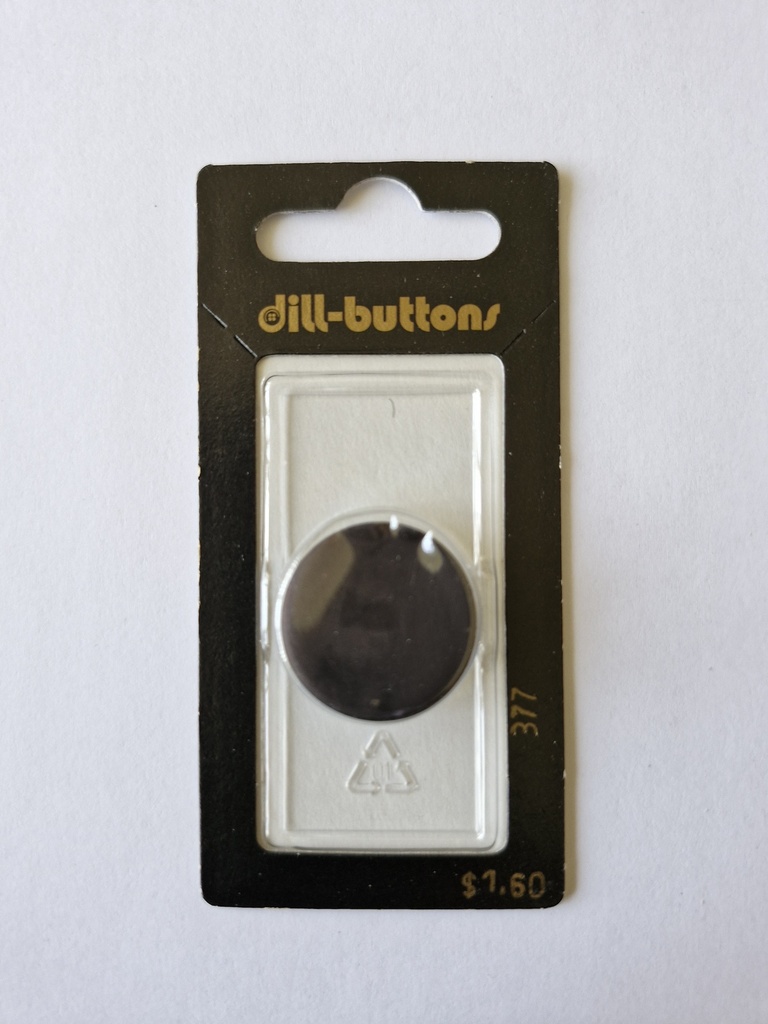 7/8" Polyamid button black