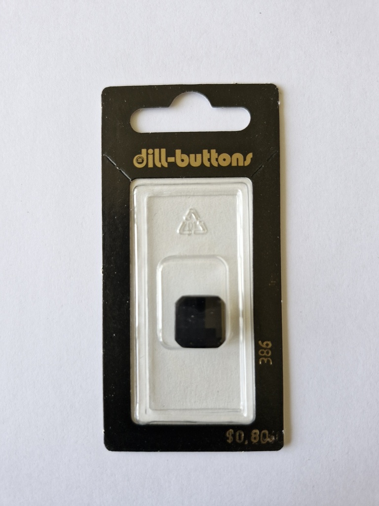 5/8" Polyamid button black