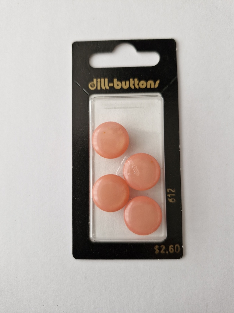 9/16" polyester button pink