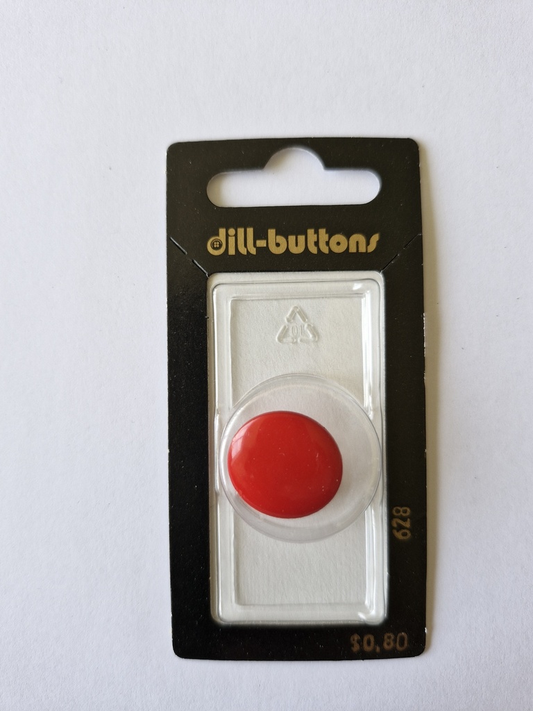 3/4" Polyamid button red