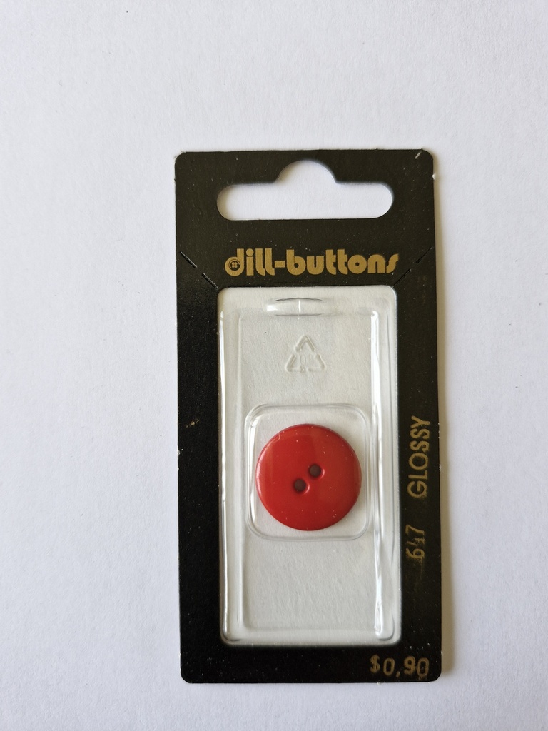 1-1/16" Polyamid button red