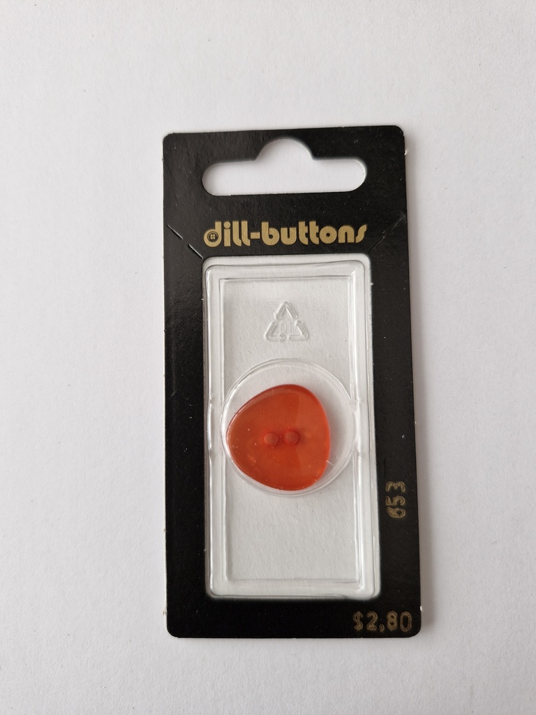 13/16" polyester button red