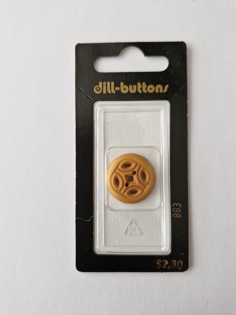 13/16" polyamide button beige