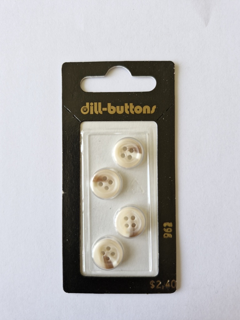 7/16" Polyester button beige