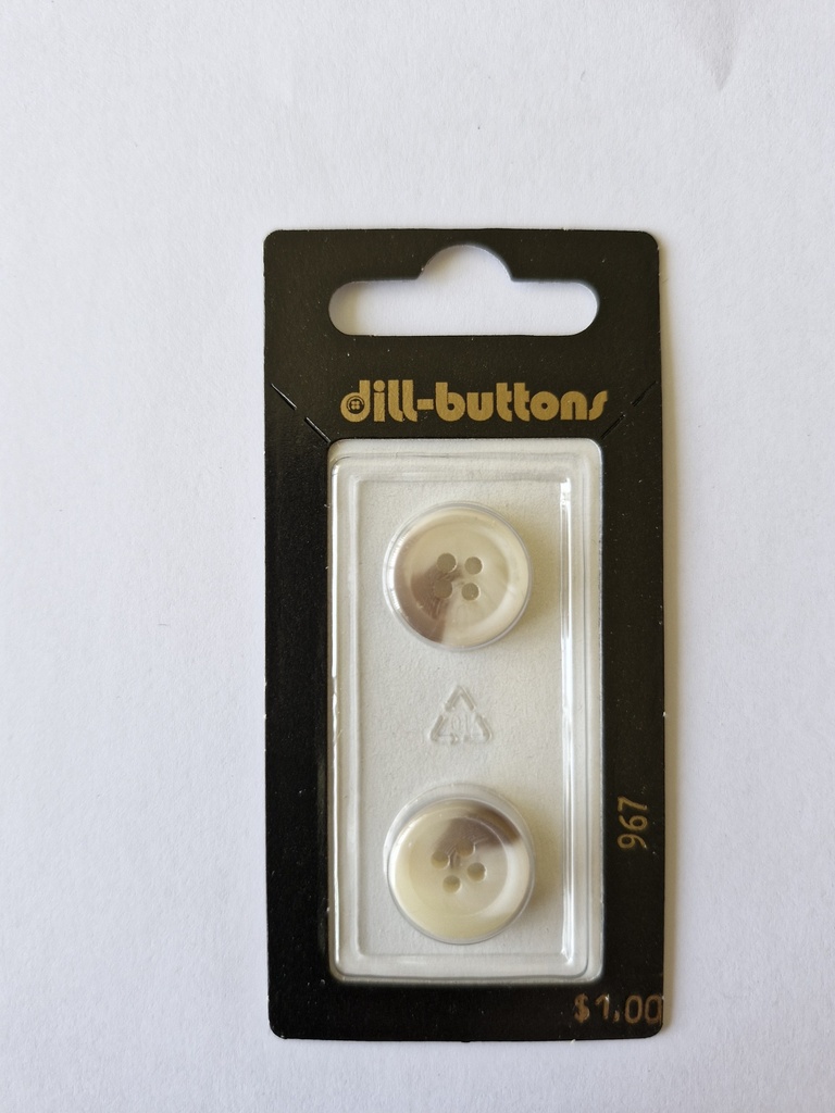 5/8" Polyester button beige