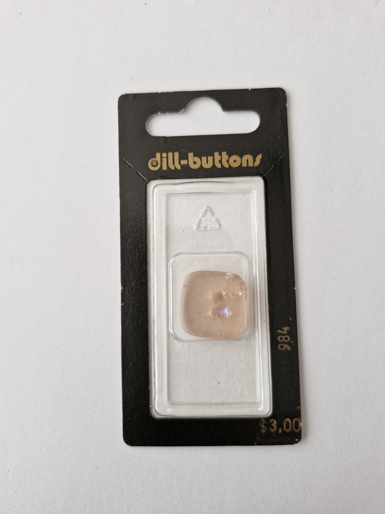 13/16"   polyester button pink