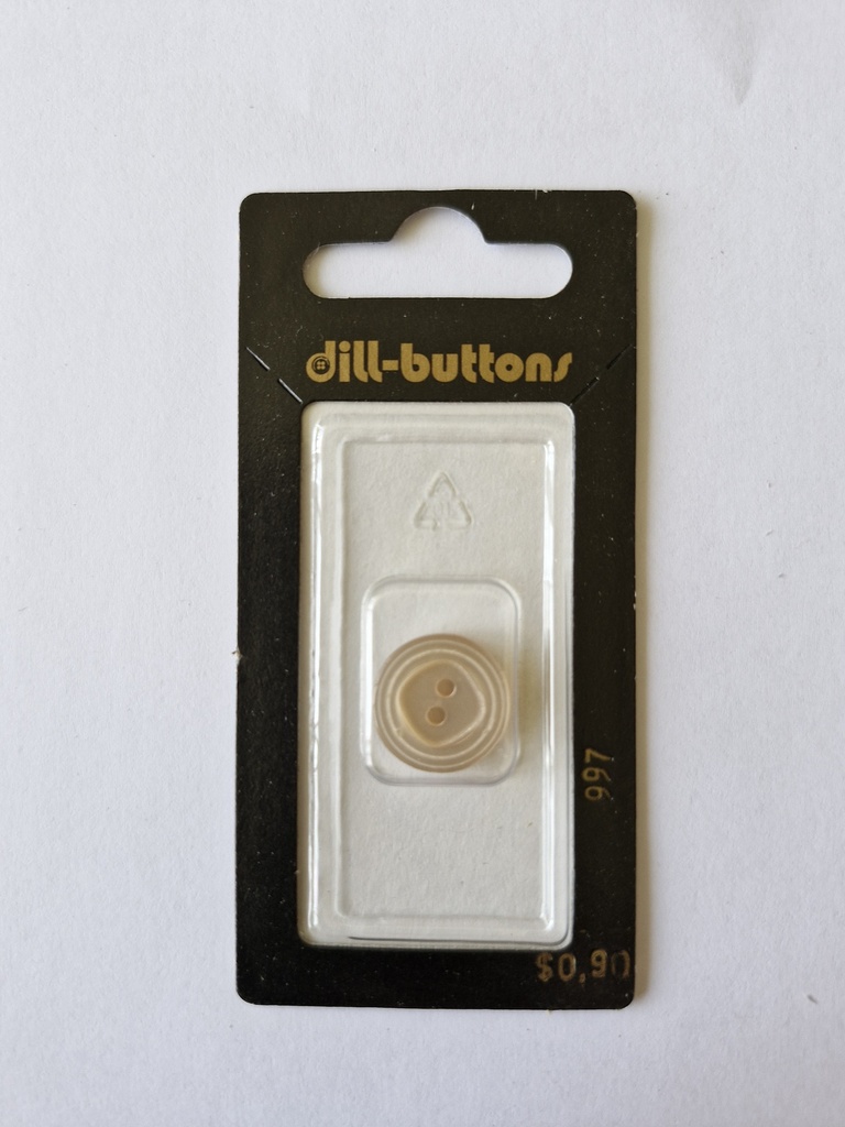 5/8" Polyes ter button beige