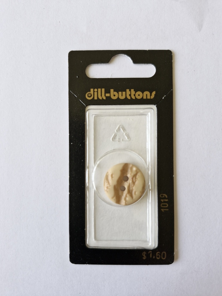 11/16" Polyester button beige