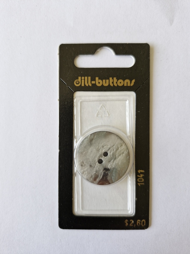 1" Polyester button brown