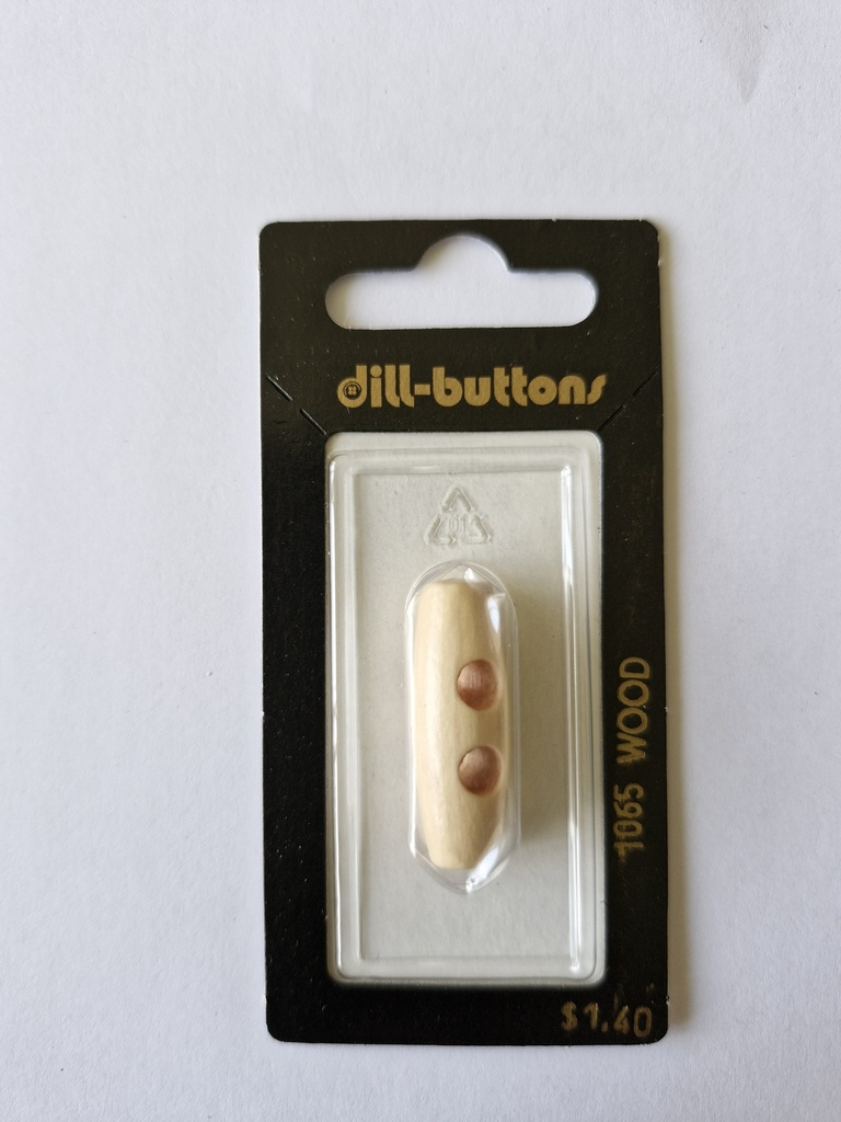 1-4/16" Wood-button brown