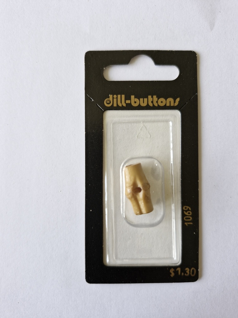 3/4" Polyamid button beige
