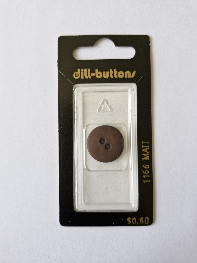 1-1/16" Polyamid button brown