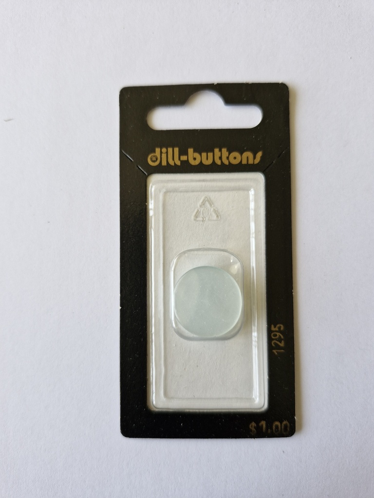 11/16" Polyester button blue / light blue