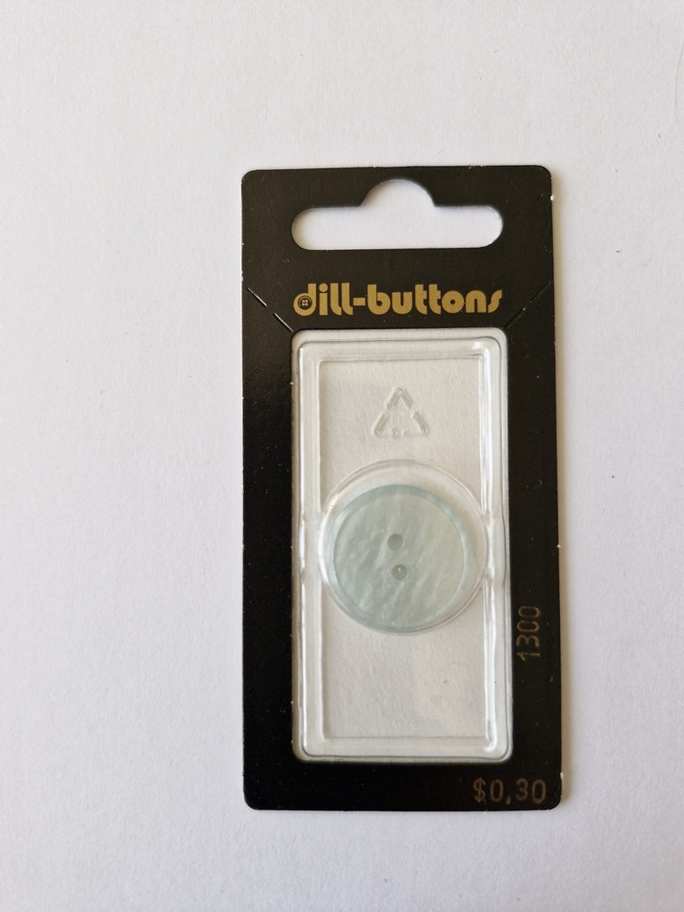 3/4" Polyester button blue / l ight blue