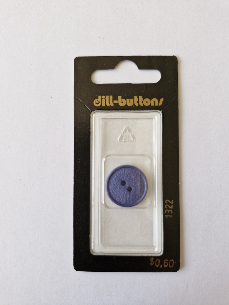 11/16" Polyamid button royal blue