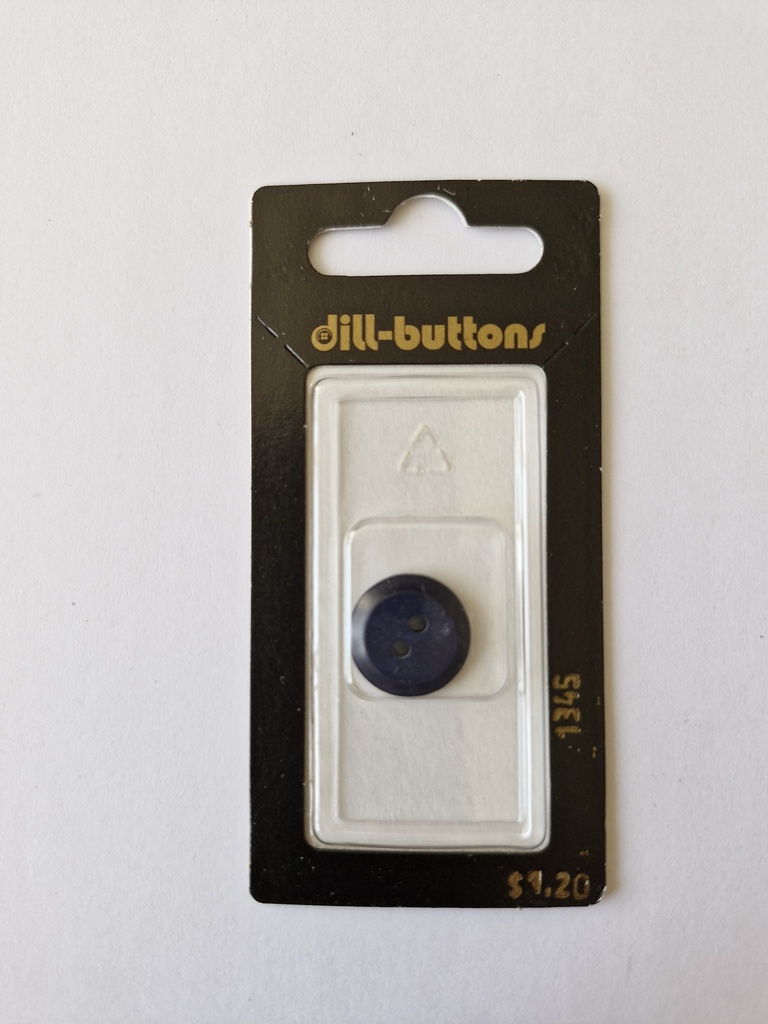 5/8" Polyester button navy