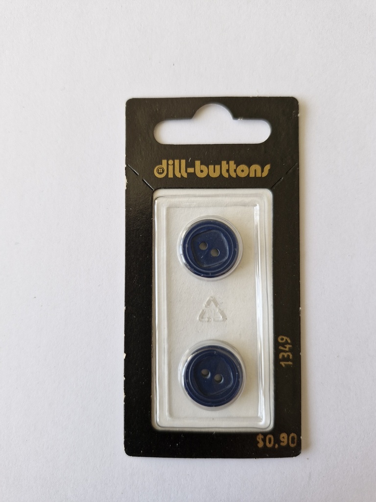 5/8" Polyester button navy