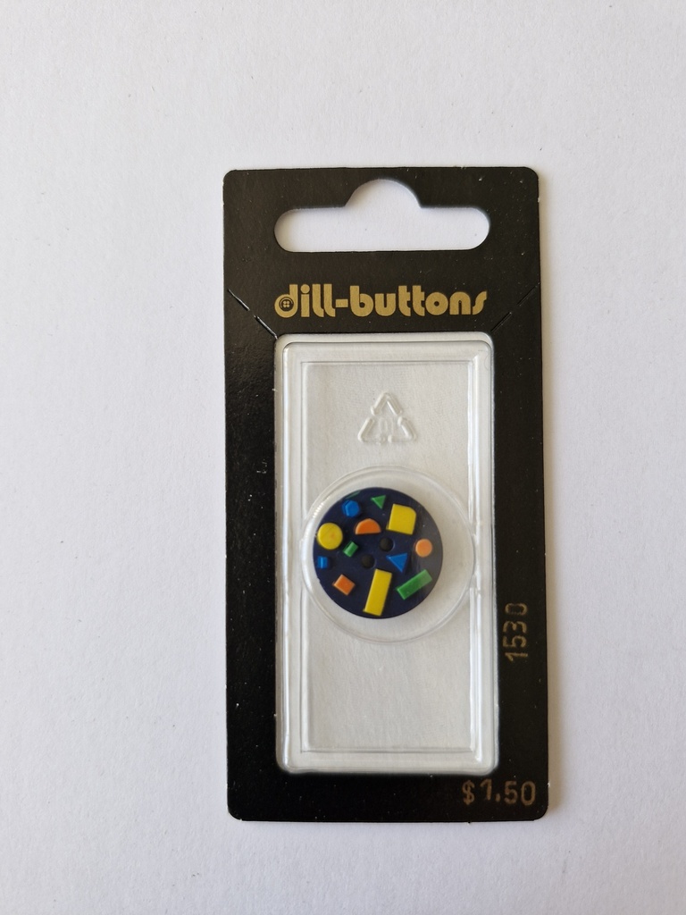 1-1/16" children button navy