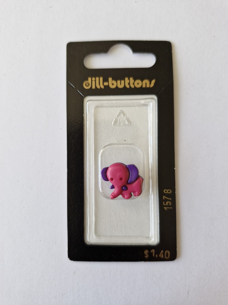 3/4" children button bordeaux