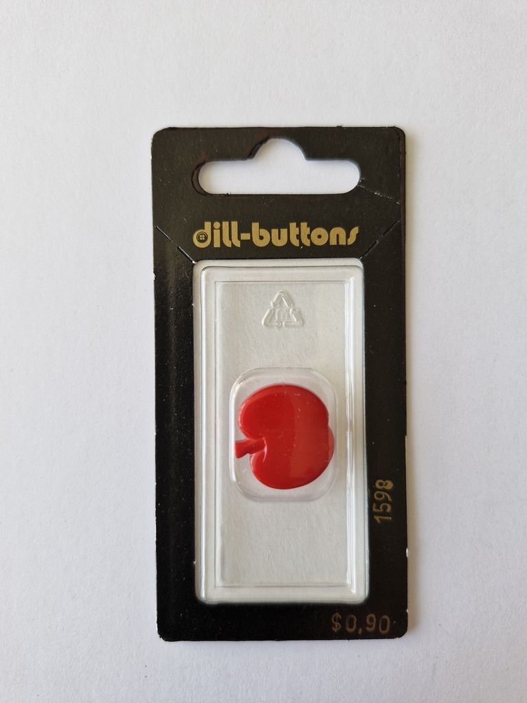 1-1/16" children button red