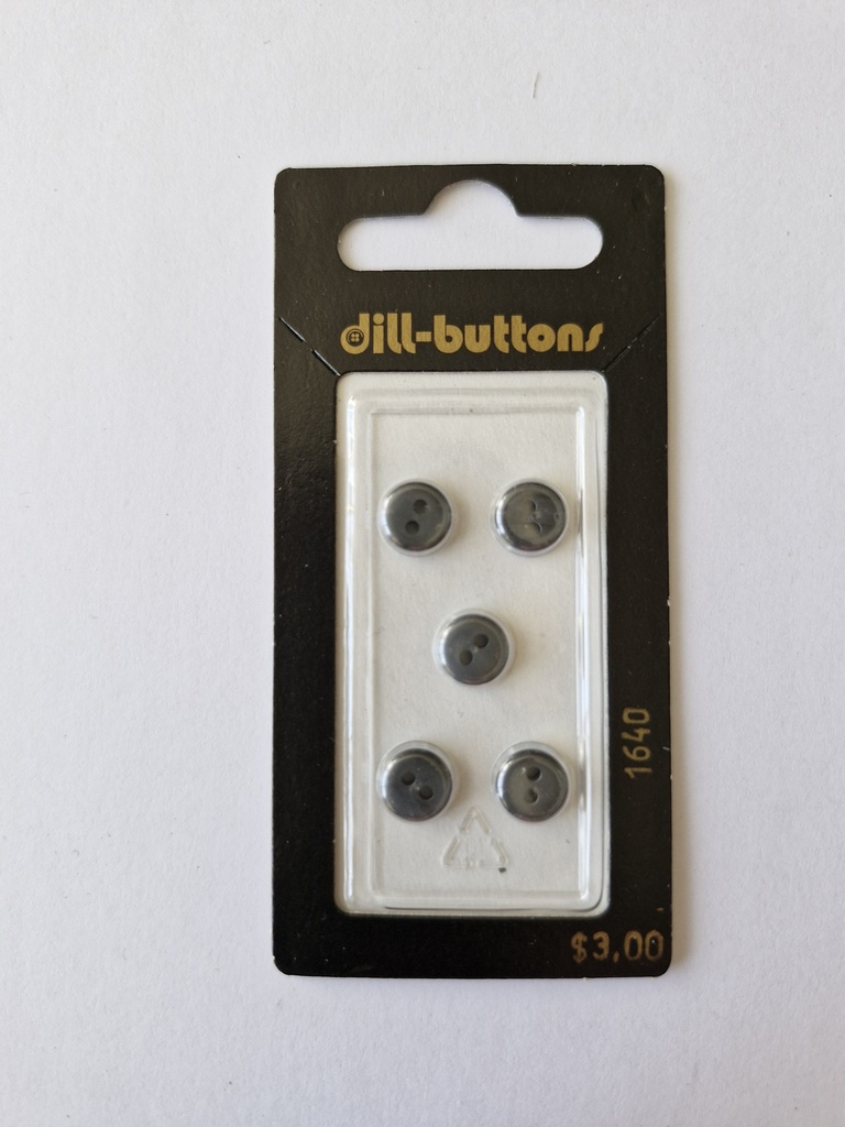 5/16" children button black