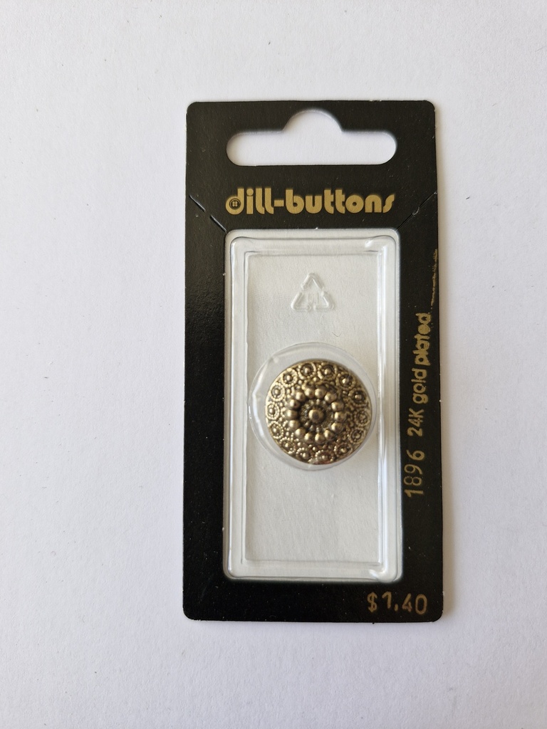 1-1/16" Polyamid button antique gold