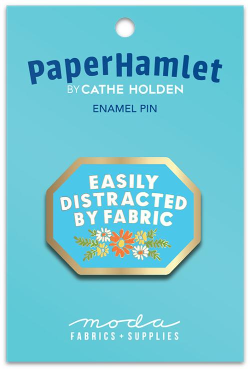 Easily Distracted by Fabric pin