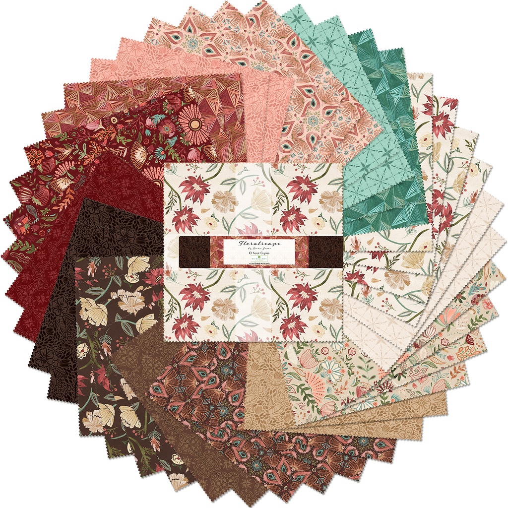 Floralscape 10" sq 42pc