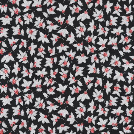 Holiday Charms Holly Onyx Christmas w/Metallic Christmas